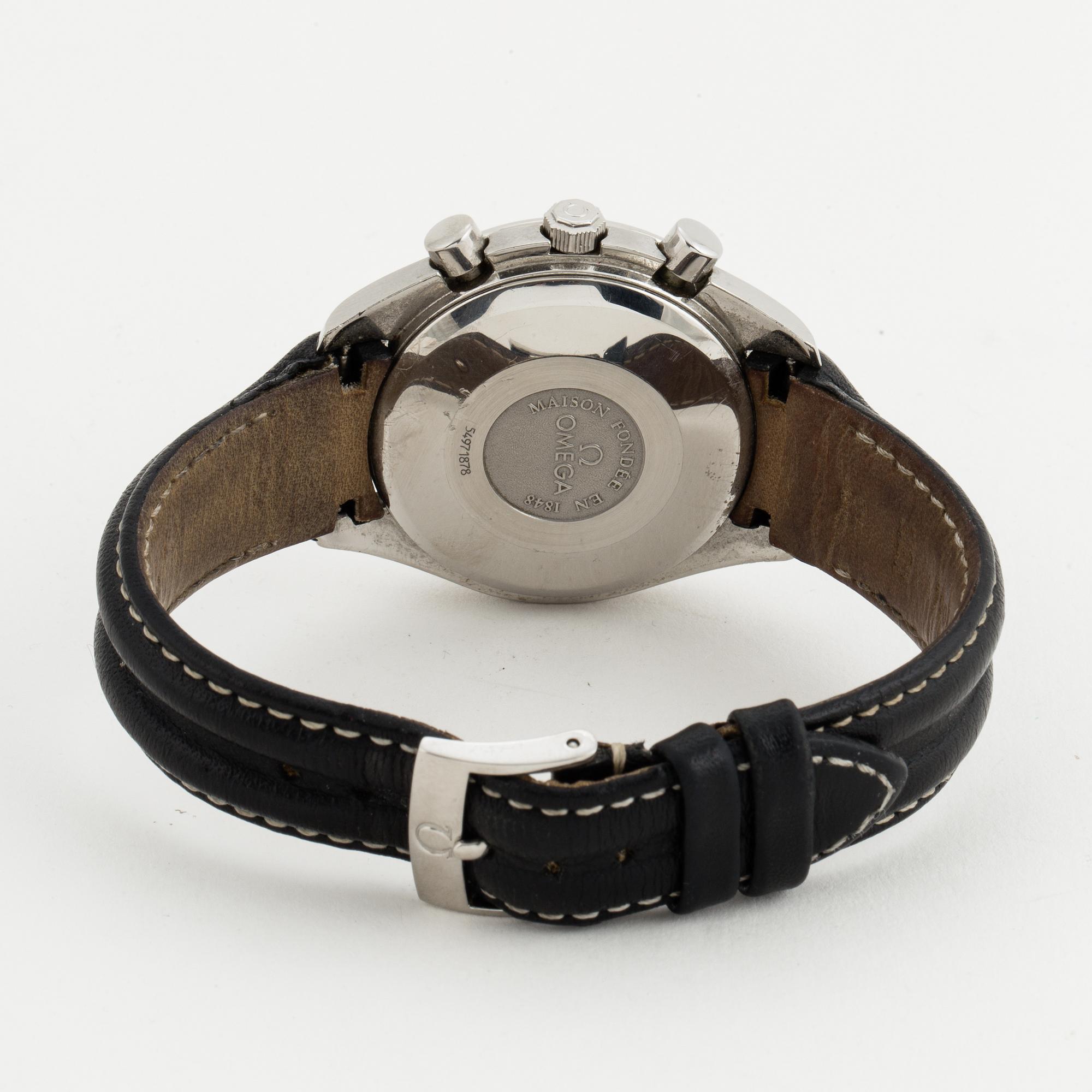 OMEGA, Speedmaster, Day-Date, chronograph, wristwatch, 39 mm,