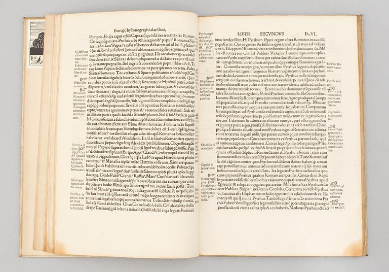BOOK, Eutropius’ Roman History, 1512.