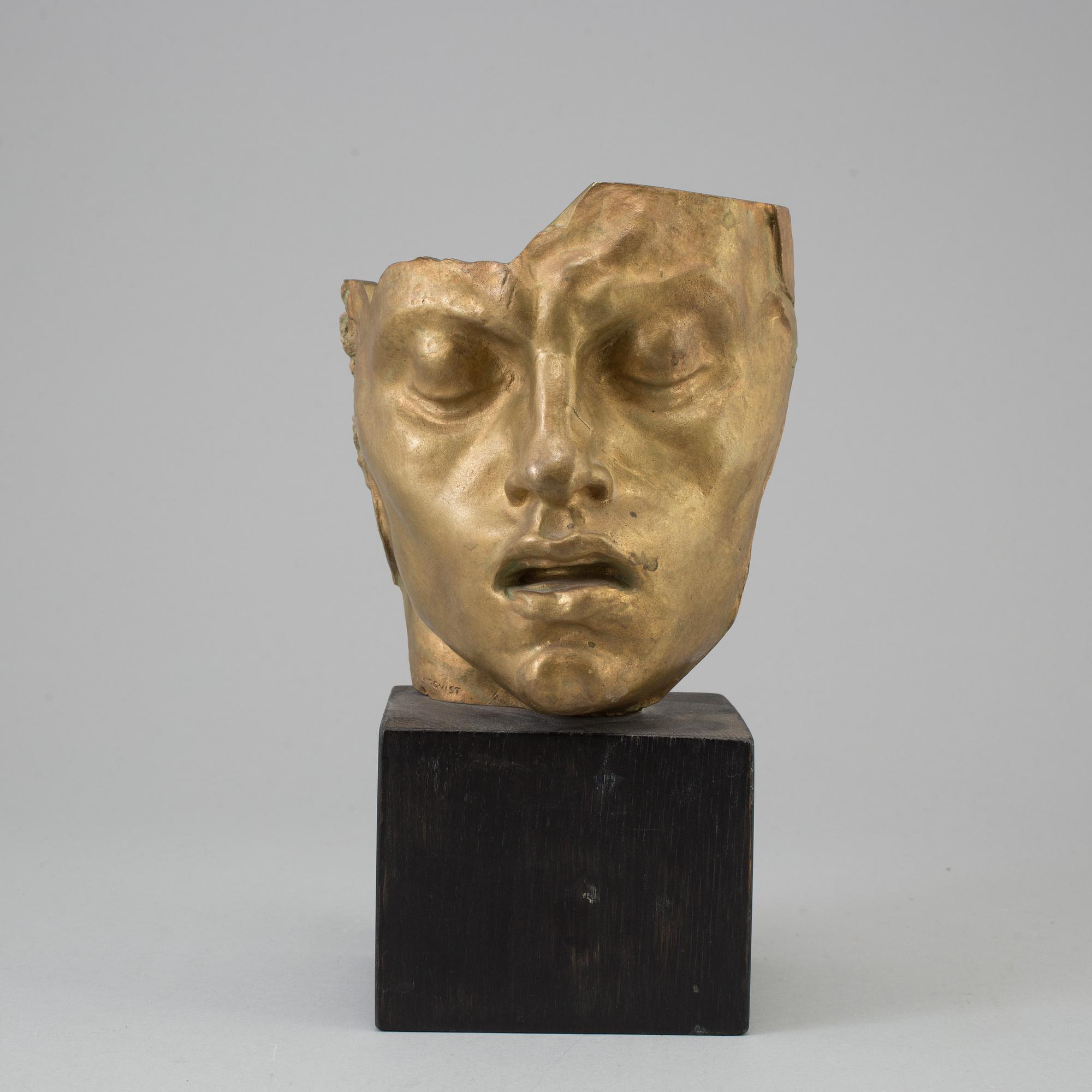 JOHN LUNDQVIST, Sculpture, bronze, signed.