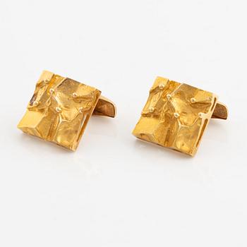 Cufflinks, a pair, 18K gold.