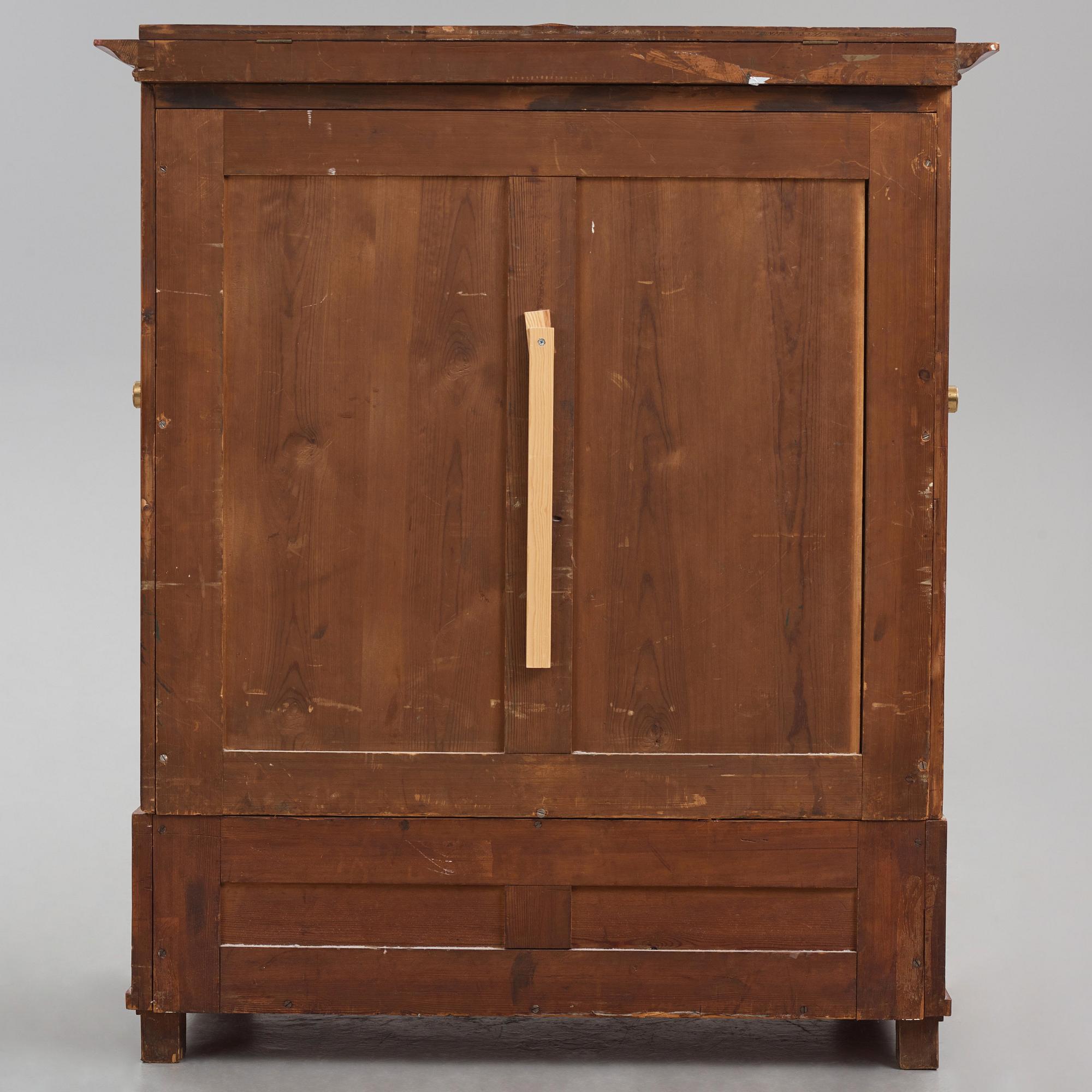 Lars Petter Forssblad's Masterpiece, A mahogany and ormolu-mounted secretaire, Stockholm 1832.