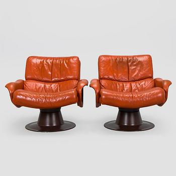 Yrjö Kukkapuro, nojatuolipari, ”Saturnus”, Haimi, 1960-luku.