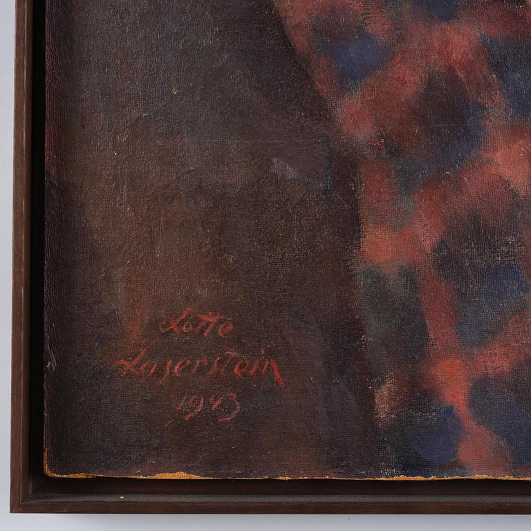 Lotte Laserstein, "Porträtt av en Gentleman i morgonrock (Jascha Golowanjuk)".