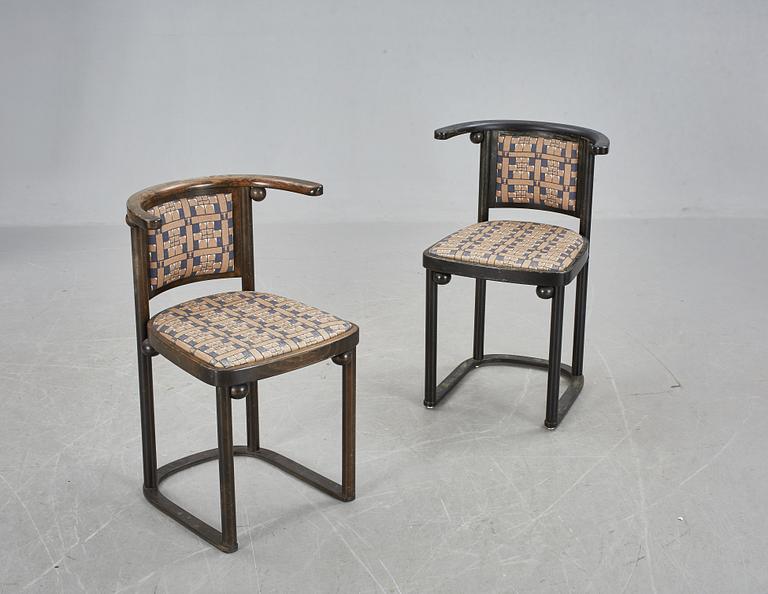 STOLAR, ett par, "Fladdermus", Josef Hoffmann, Wittmann.