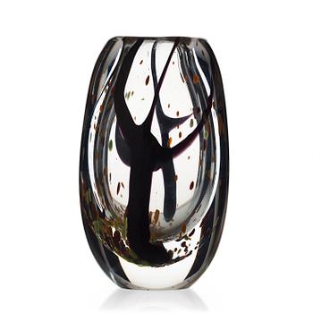 90. Vicke Lindstrand, an 'Autumn' glass vase, Kosta 1950's-60's.