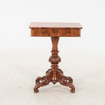 A mid 1800s Neo Rococo sewing table.