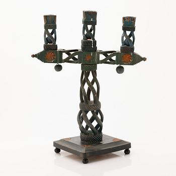 Kandelaber, sk. blekingestake, 1800-tal.