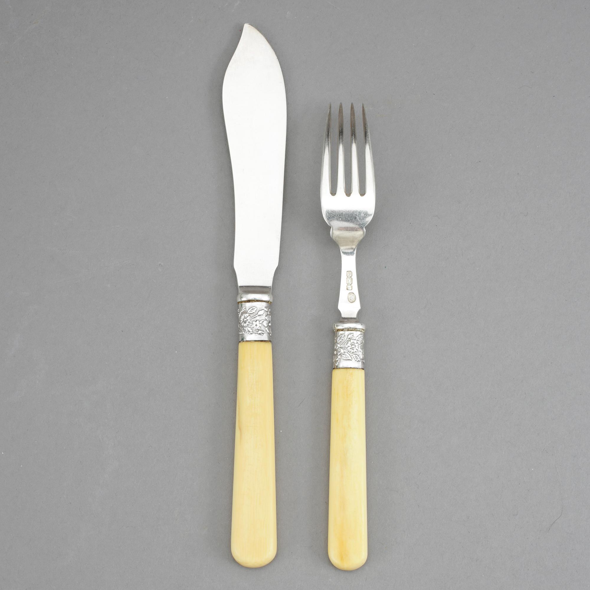 BESTICK, 24 delar, pläter, England, 1900-talets mitt.