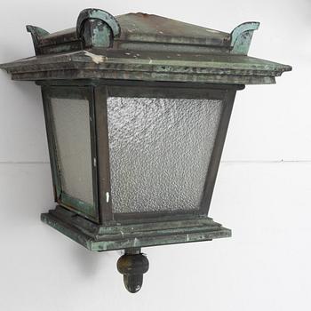 An outdoor lantern, first half of the 20th century.