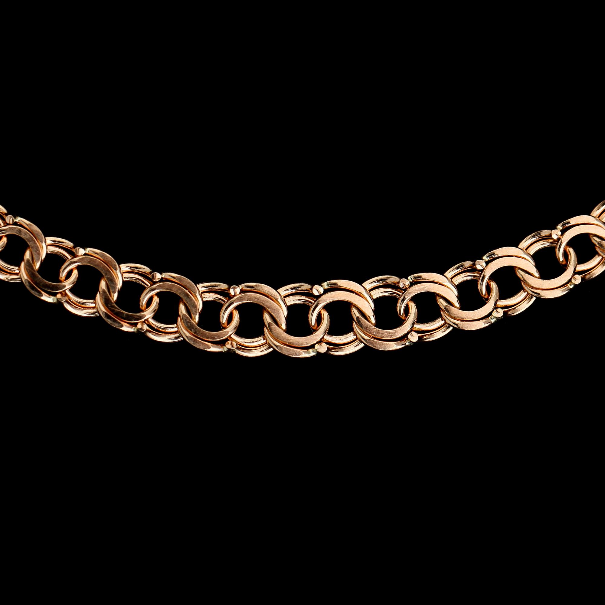 COLLIER, 18 k guld. Vikt ca 11,3 g.