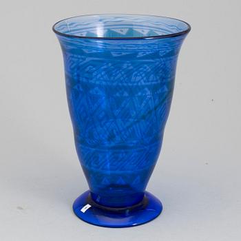 SIMON GATE, vas, graal, Orrefors 1917.