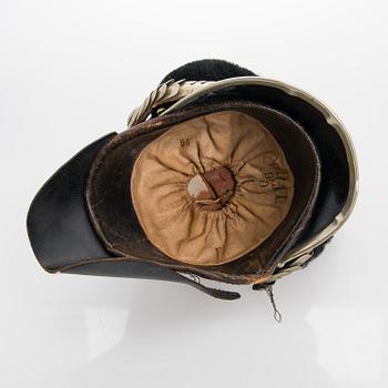 An Imperial Russian dragoon helmet, 1910s.