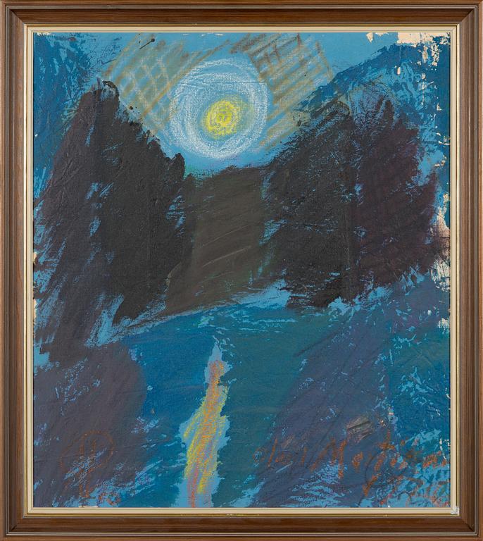 Olavi Martikainen, öljy kankaalle, signeerattu ja päivätty 1976.