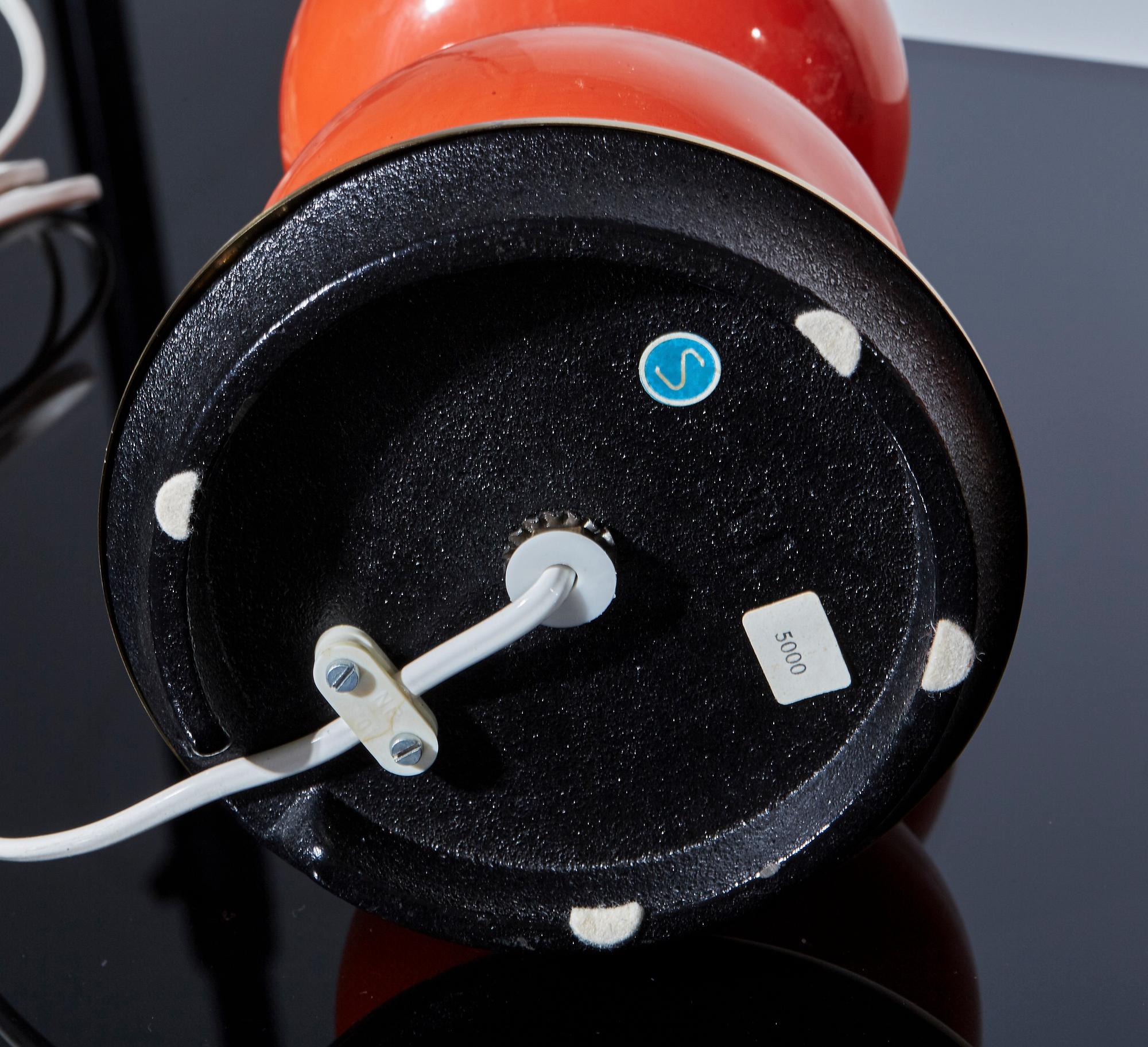 BORDSLAMPOR, ett par, AB Stilamatur, Tranås, 1900-talets andra hälft.