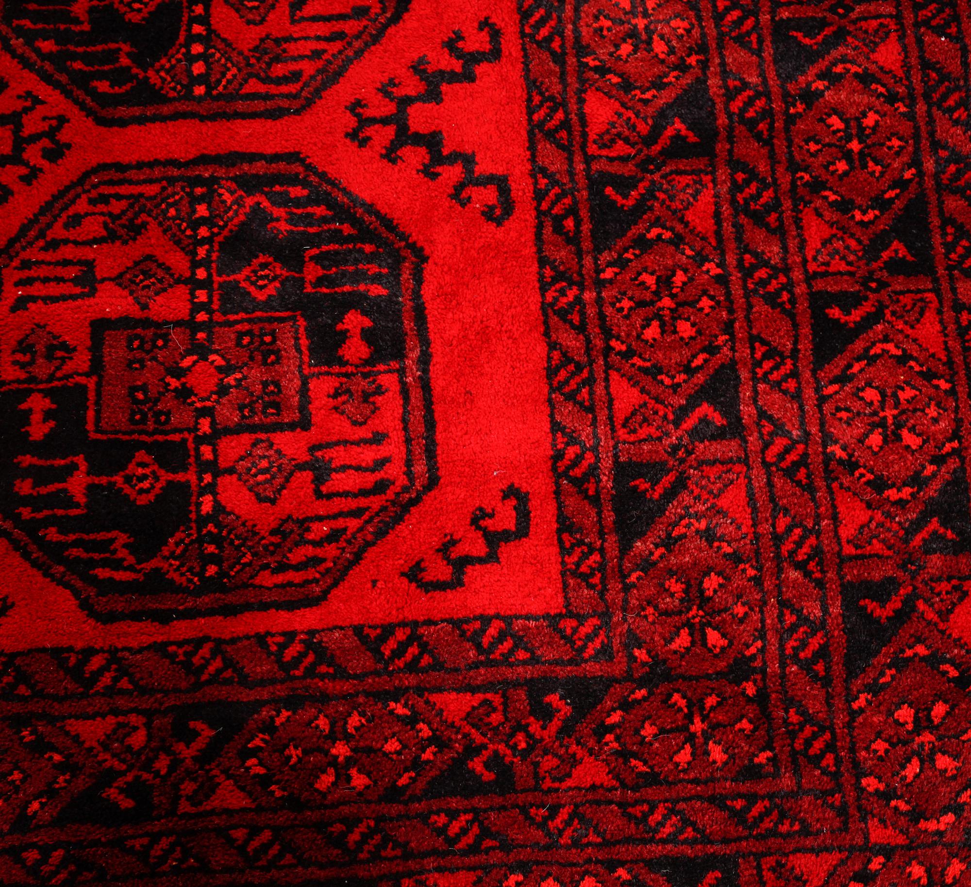 An Afghan rug, old, ca 280 x 210 cm.