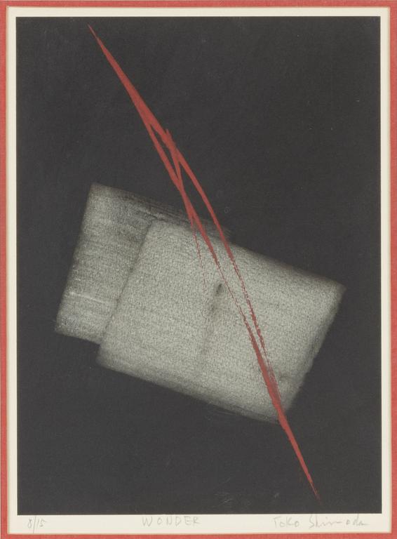 Toko Shinoda, litgpgraph in colours, signed 8/15.