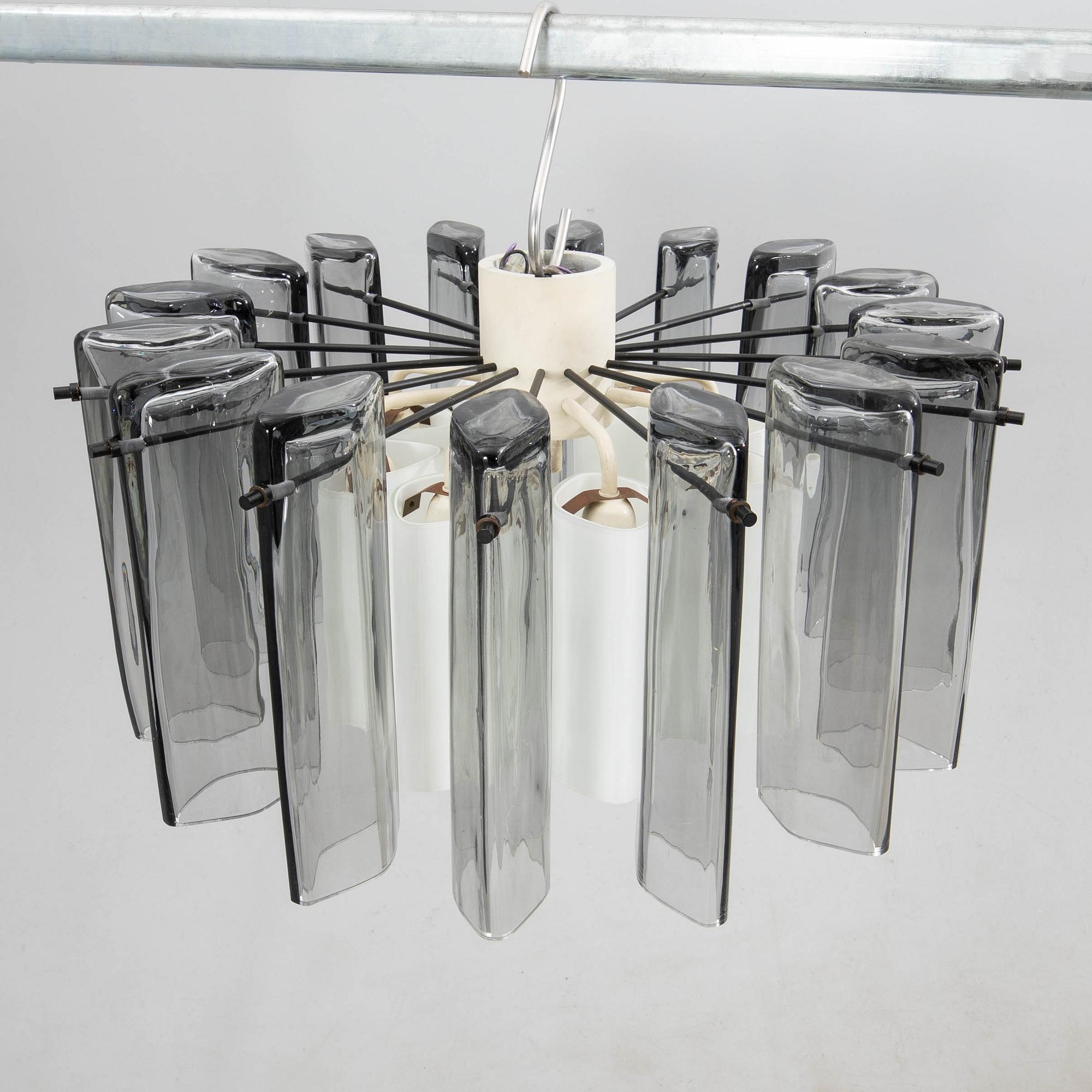 Gert Nyström ceiling lamp "Ark" Fagerhult 1960s.