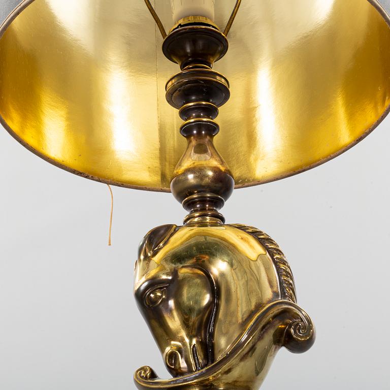 A PAIR OF TABLE LAMPS. DeKnudt, Belgium.