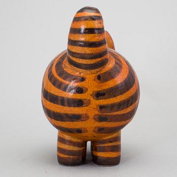 LISA LARSON, a stoneware figurine "Stora Katten" from the "Jura" series, Gustavsberg. Designed in 1971.