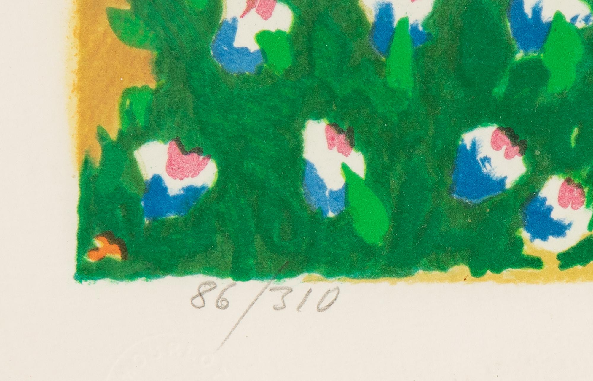 Lennart Jirlow, färglitografi, 1986, signerad 86/310.