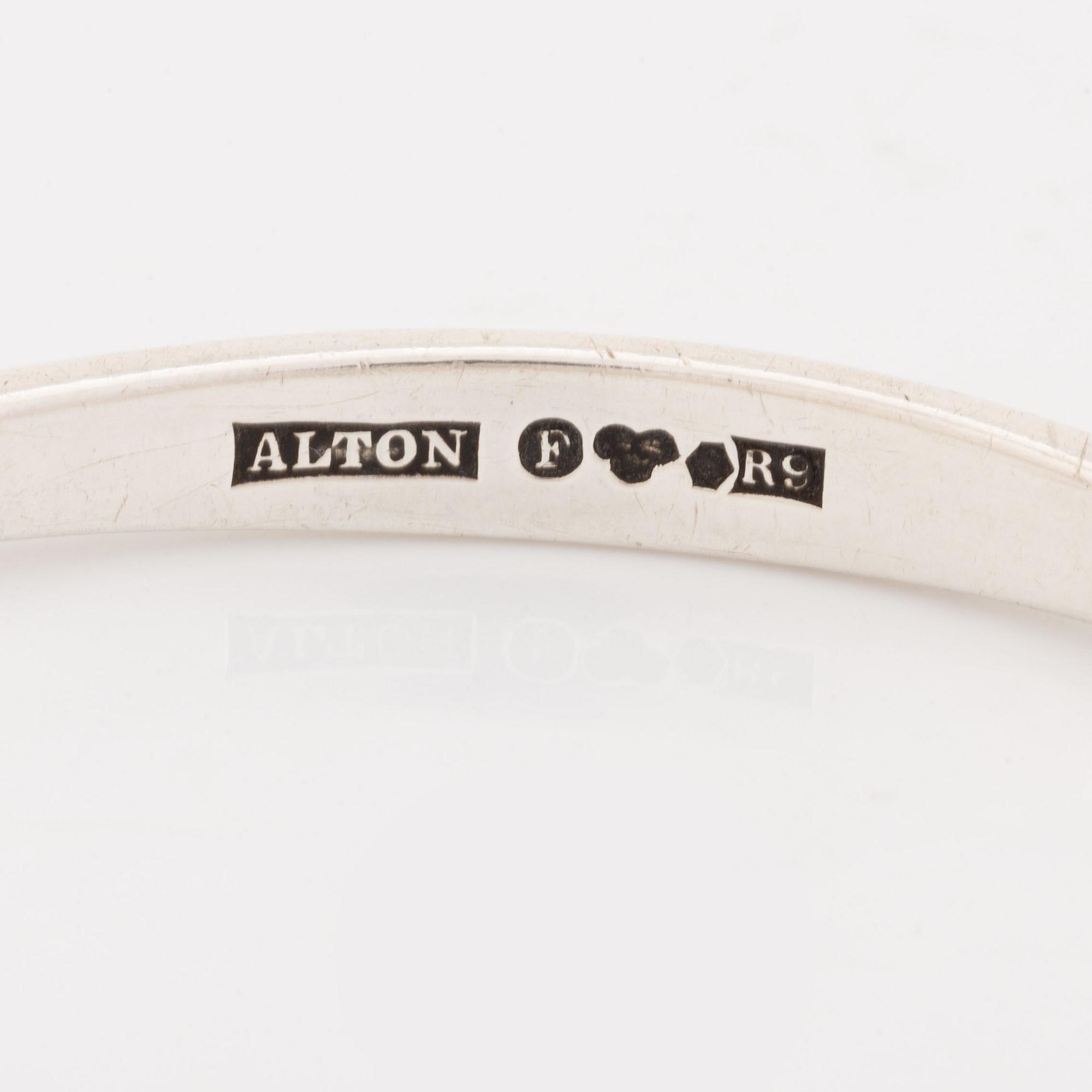 A silver bracelet, CE Palmberg for Alton.