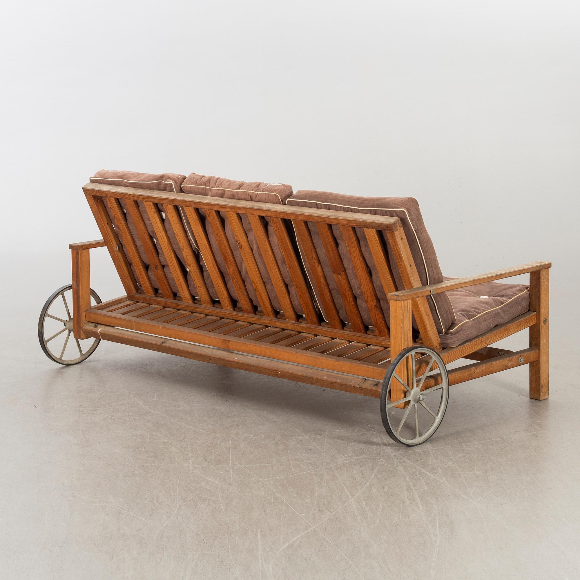A GARDEN COUCH, Elsa Stackelberg for Fri Form.