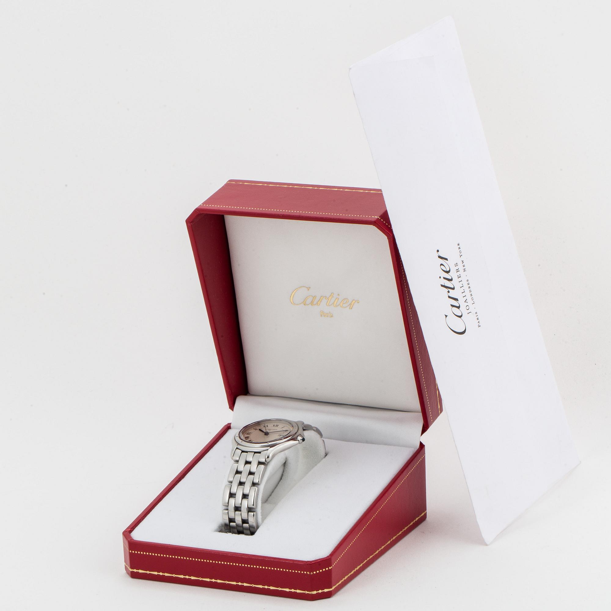CARTIER, Cougar, wristwatch, 32.5 mm.