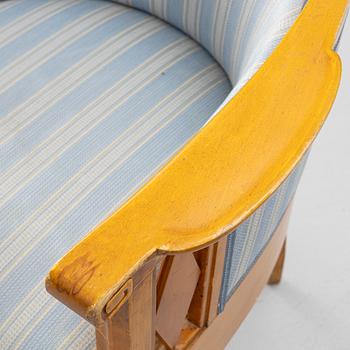 A pair of armchairs, Nordiska Kompaniet, first half of the 20th century.