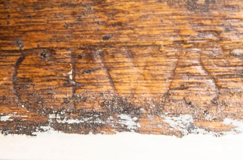 Carl Johan Wadström, a pair of signed late Gustavian signed stools.