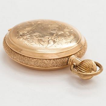 Waltham, pocket watch, hunter, 56.5 mm.