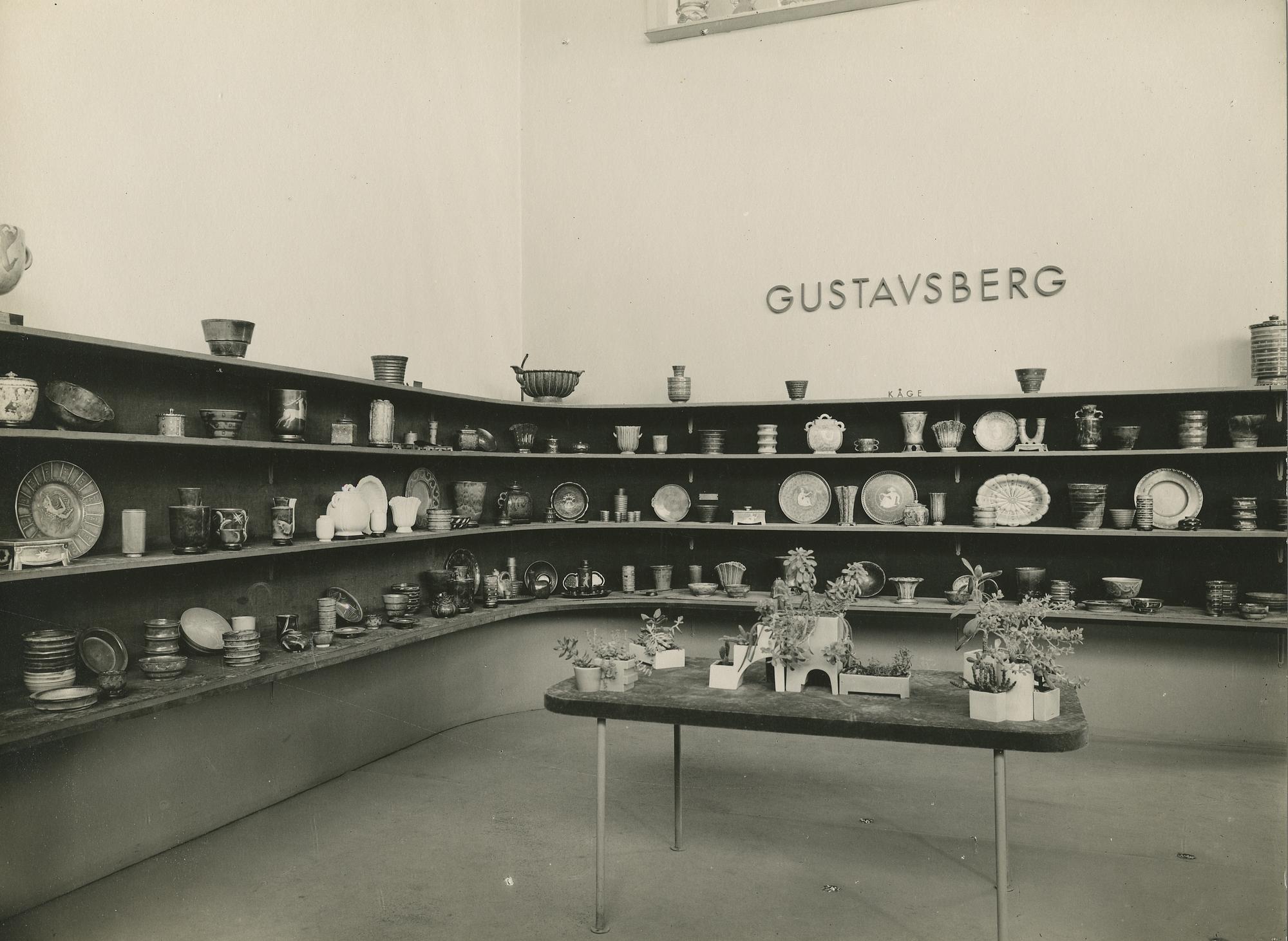 Wilhelm Kåge, kaktusställ, "Puzzle", modell 975/9, Gustavsberg, 1931.