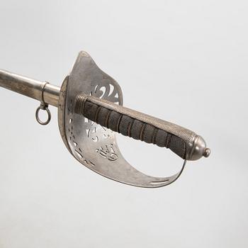 A British infantry officer's sword 1897 pattern, with scabbard.