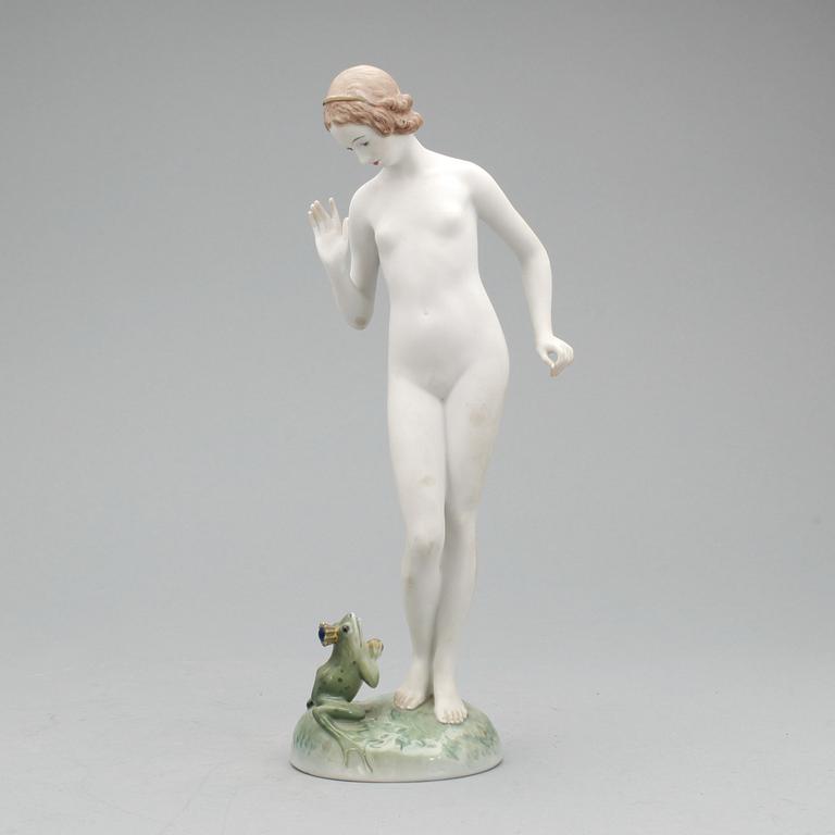 FIGURIN, porslin, "Grodprinsen", M F Fritz, Rosenthal.