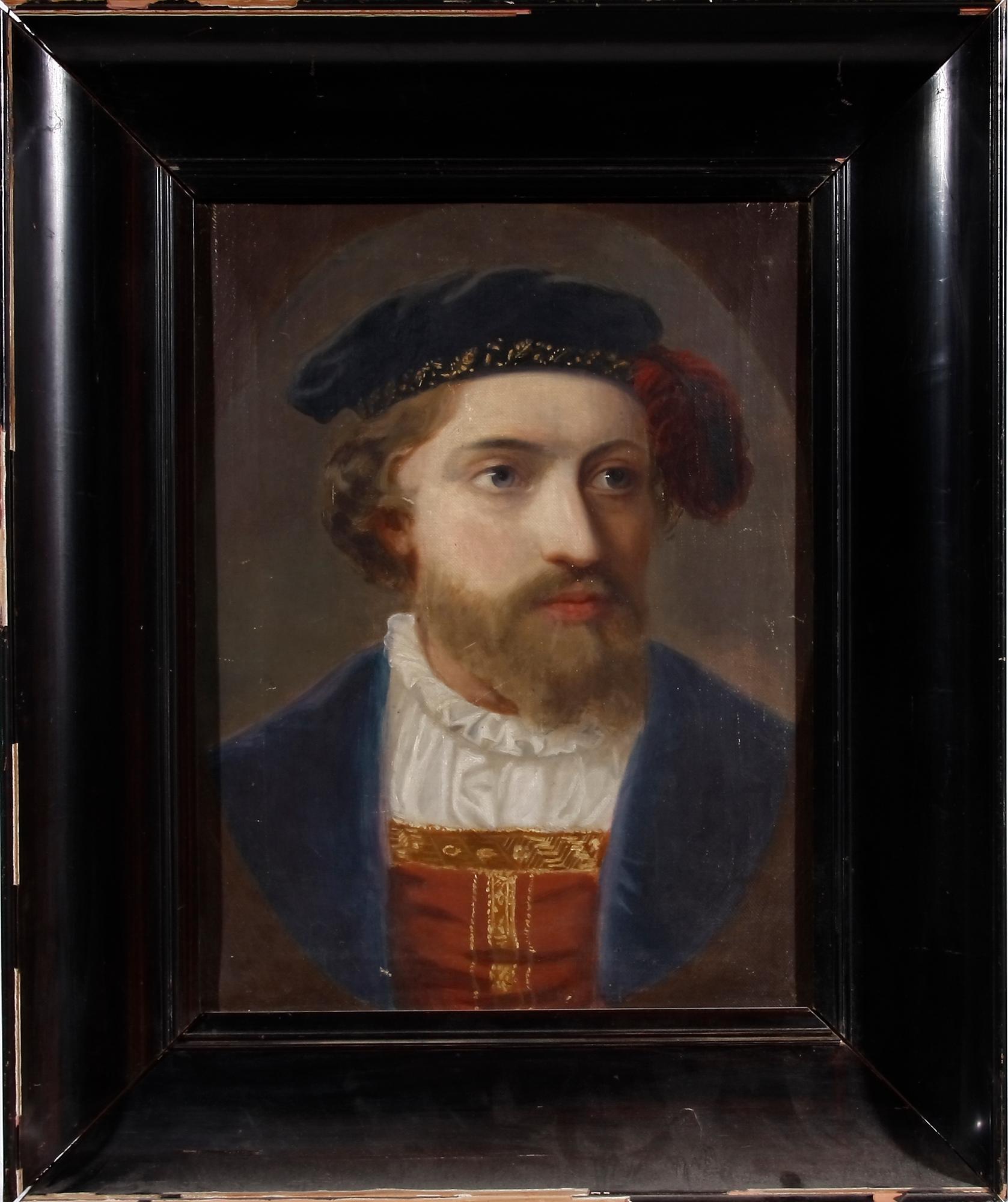 OKÄND KONSTNÄR, olja på duk 1800/1900-tal.