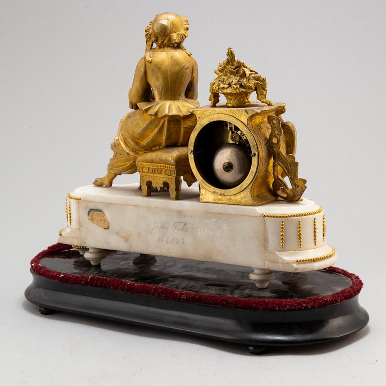 A mantle clock, second half of the 19th century.