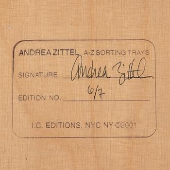 Andrea Zittel, "A-Z Sorting Trays".