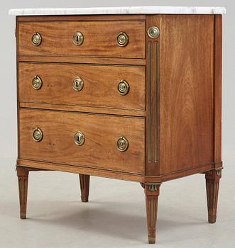 A late Gustavian commode dated 1785 by A. Scherling, master 1771.