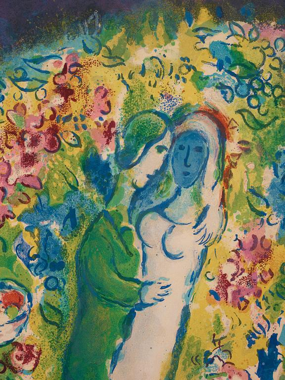 Marc Chagall Efter, ”Couple dans les Mimosas”, ur: ”Nice et la Côte d’Azur”.