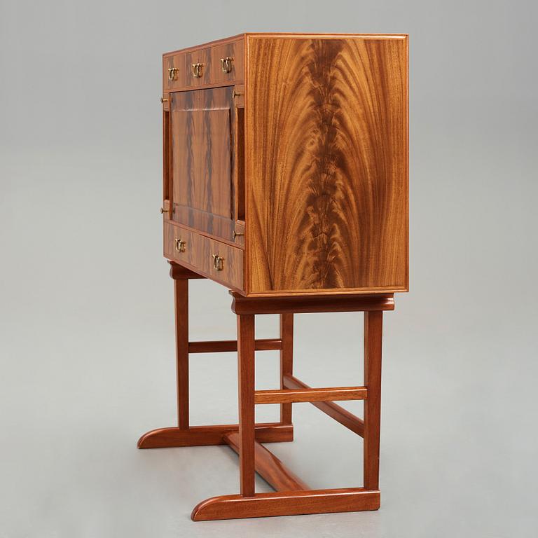 Josef Frank, a mahogany secretaire, Svenskt Tenn, Sweden, model 1036, probably 1960-70's.