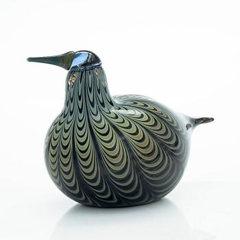 Oiva Toikka, A glass bird, 'Jänkätirri', signed O. Toikka Nuutajärvi.