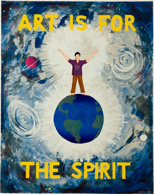 Jonathan Borofsky, "Art is for the Spirit".
