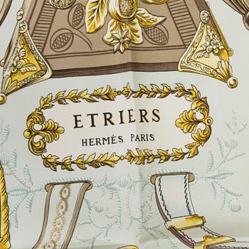 SCARF, "Hermès, "Etriers", issued 1964.