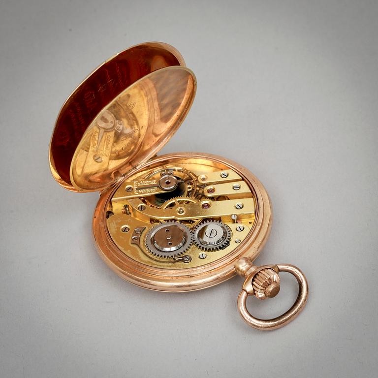 FICKUR, 14k guld, Malmö. Omkring 1900.