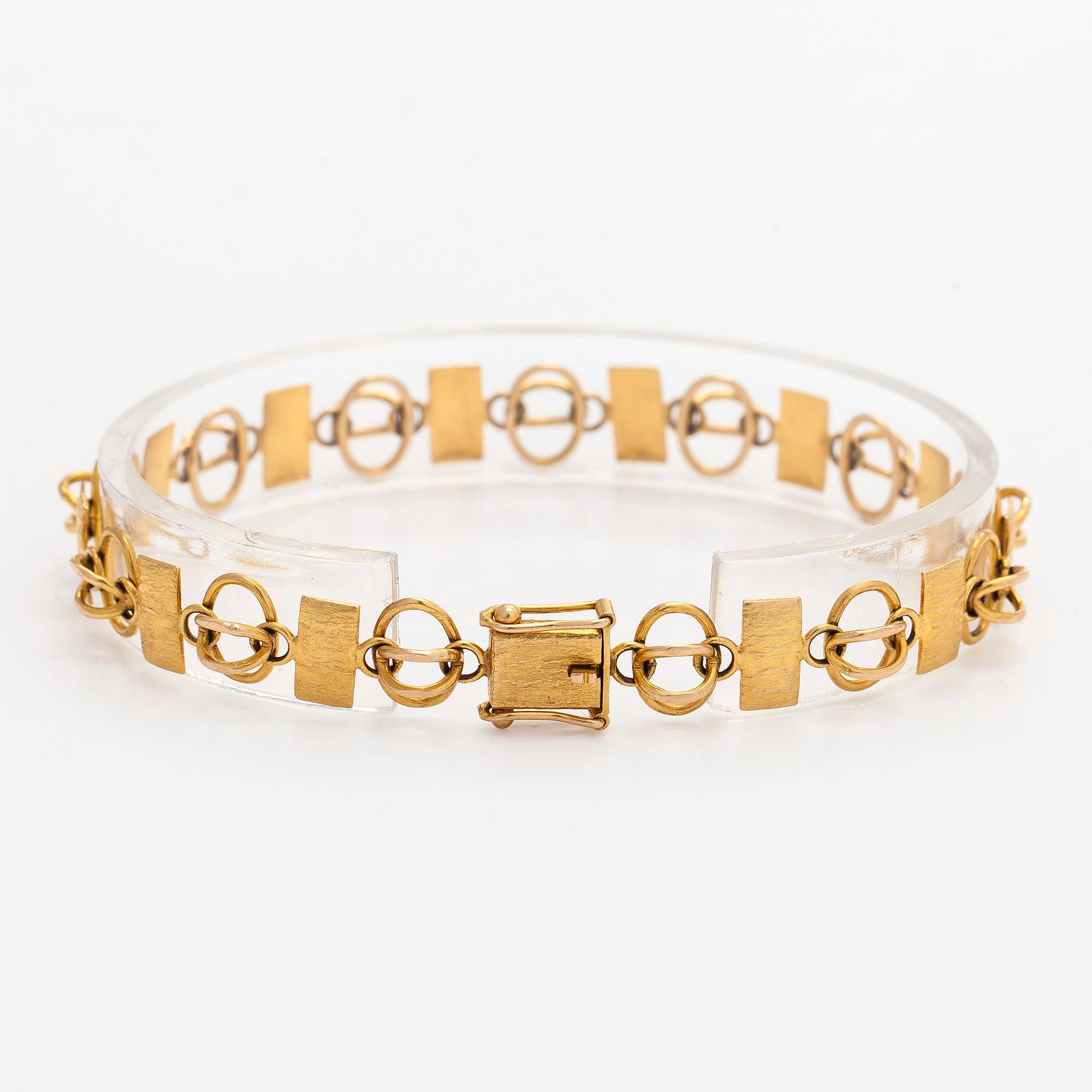 Björn Weckström, bracelet, 14K gold.