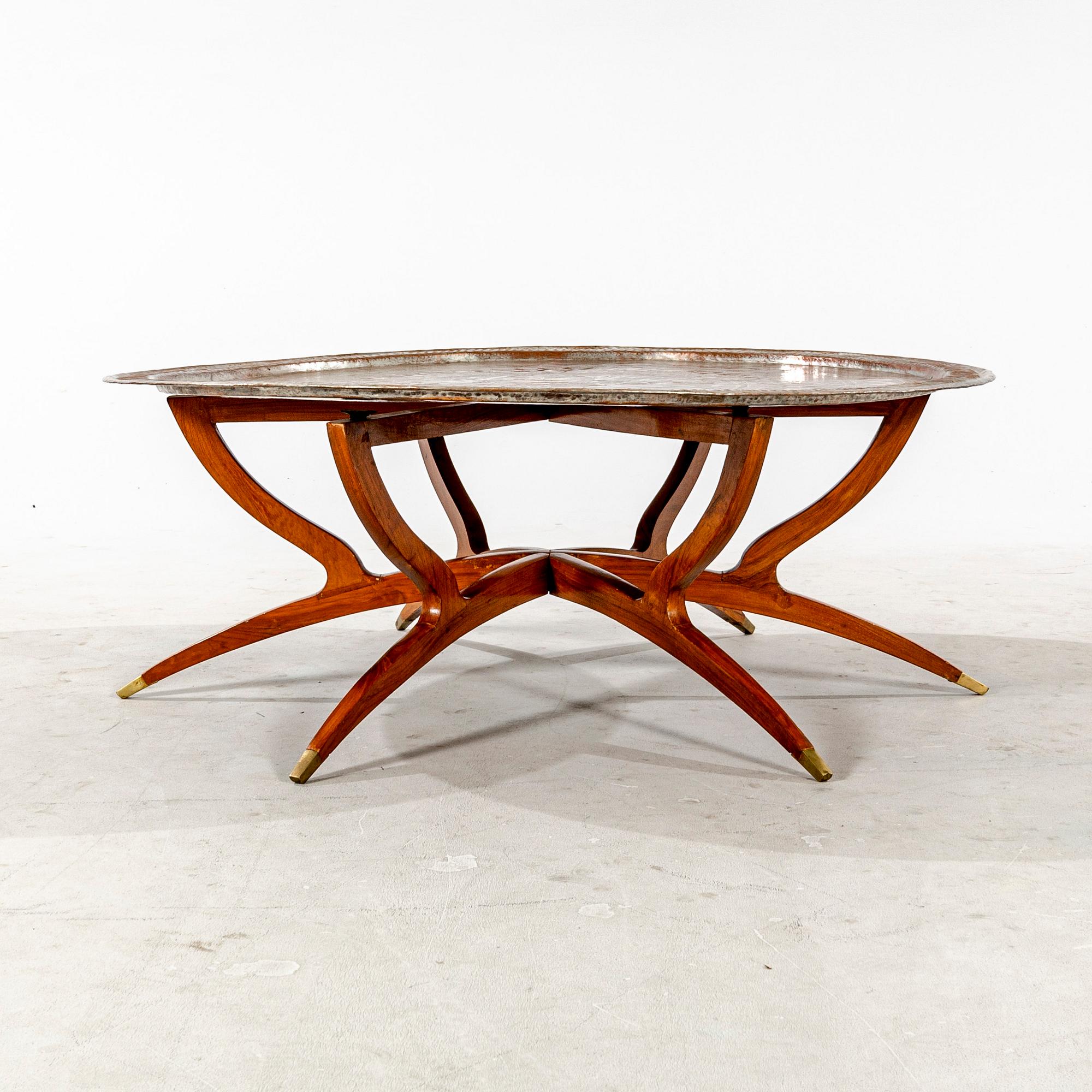 A 20th centiry Indian metal table.