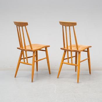 URBAN SELANDER, six 'Lilla My' birch chairs from Malmsten and Stolab.