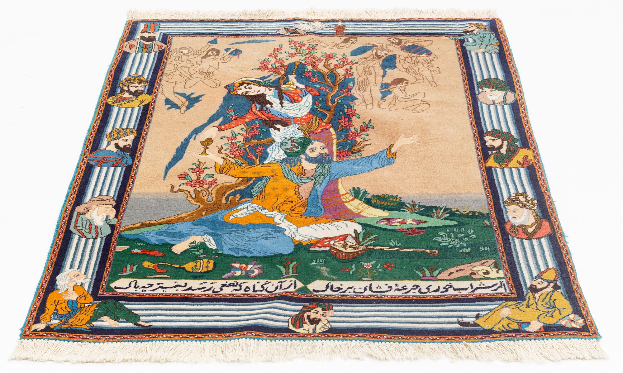 Matta, Täbris, ca 145 x 100 cm.