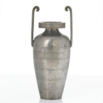 Sylvia Stave, a set of three vases, C.G. Hallberg, Stockholm, 1930s.