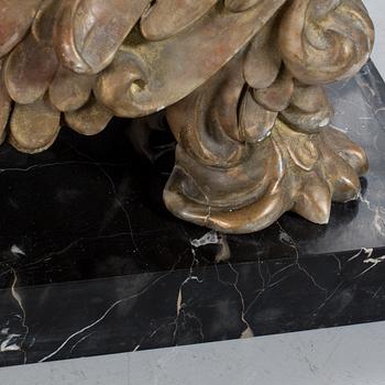 DANTE ZOI, alabaster signed and dated v-1924.