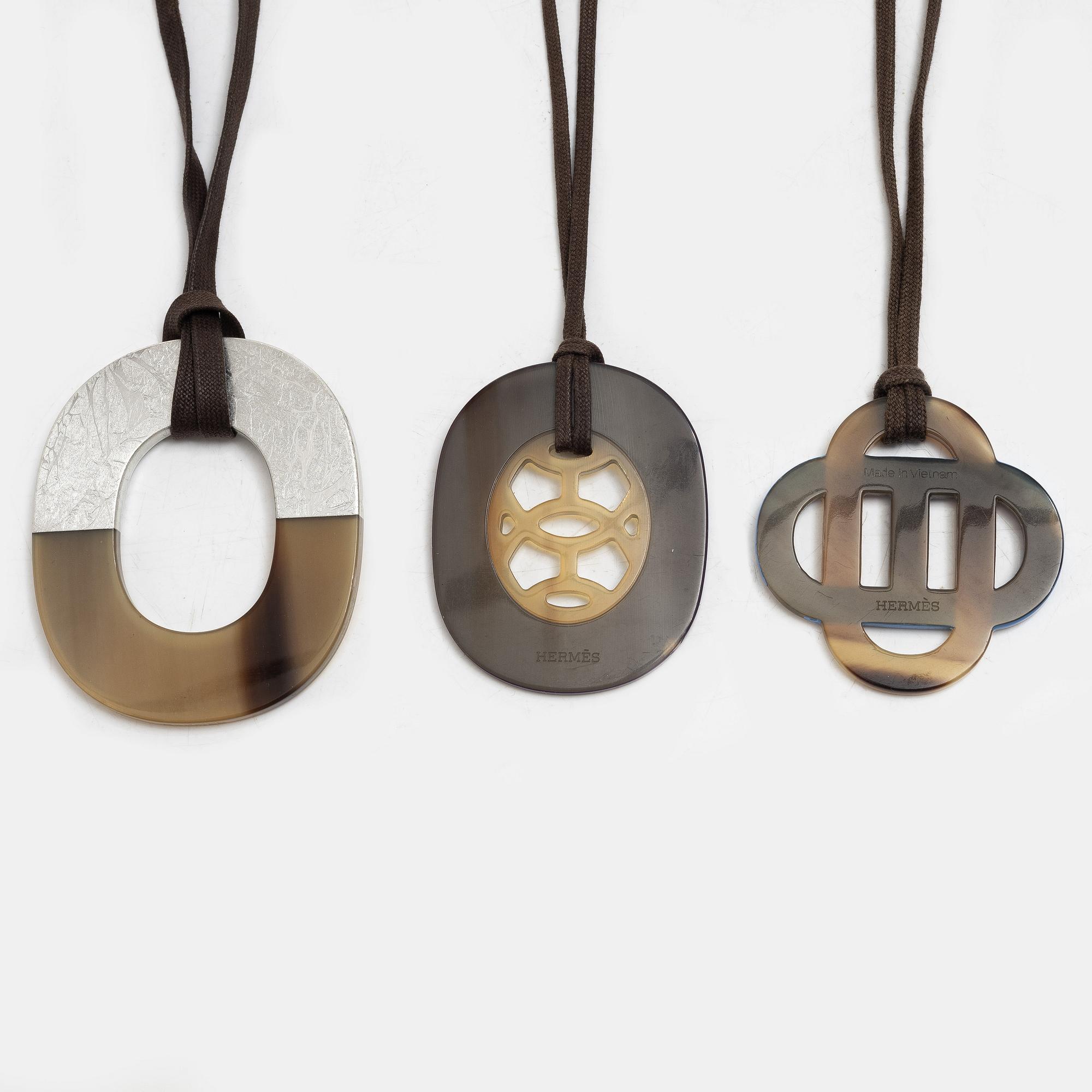 Hermès, Necklace, 3 pcs "Isthme necklace".